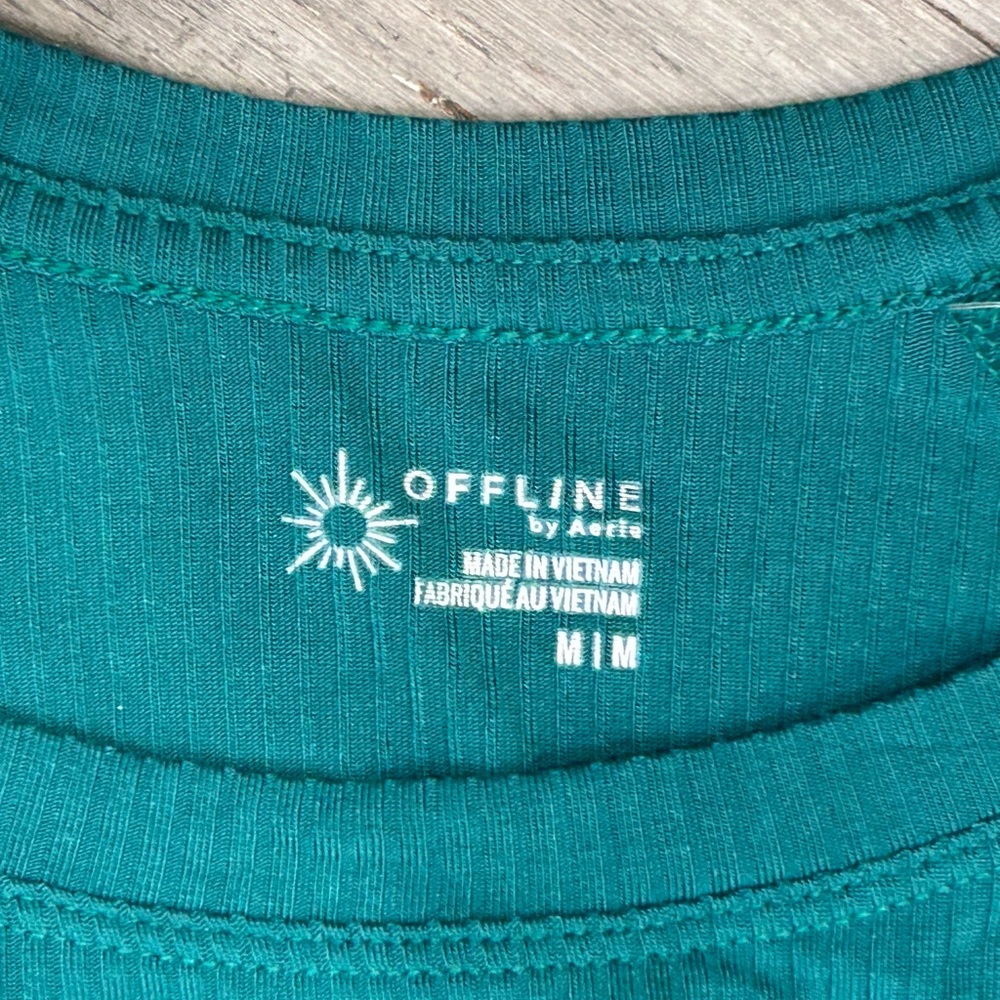 Offline by Aerie Ribbed Tee - Picture 3 of 6